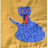 Pattern for book page - snake