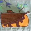 Pattern for book page -  wombat