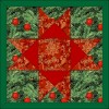 Ohio Star Cushion or Table Centre pattern from Ellie's Cottage 